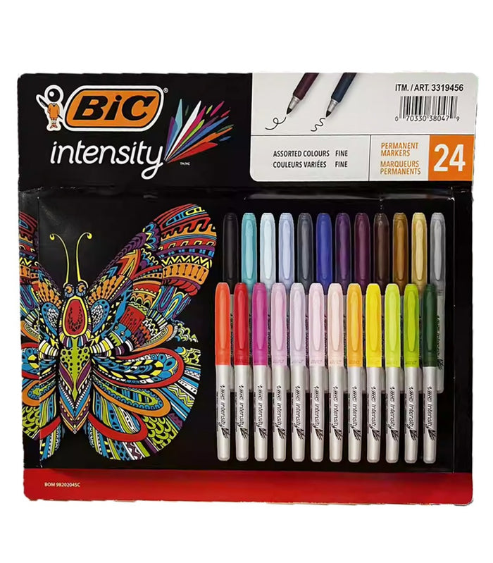 Bic Intensity Permanent Markers Pack of 24