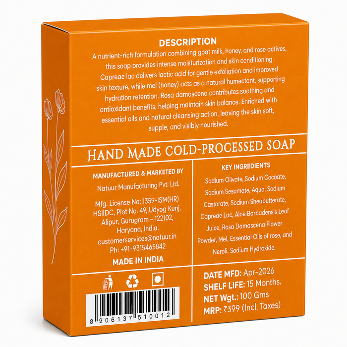 Cleopatra Honey Goatmilk soap 100gms