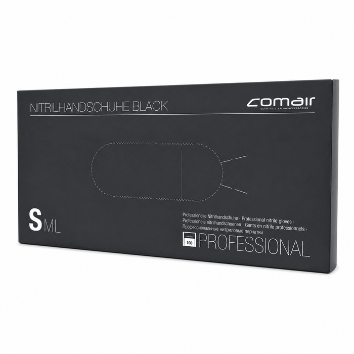 Comair Nitrilhandschuhe sz 100er Box puderfrei Schwarz ( Größe S )