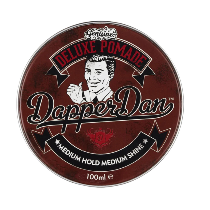 Dapper Dan Deluxe Medium Hold Water-Based Pomade (100ml)