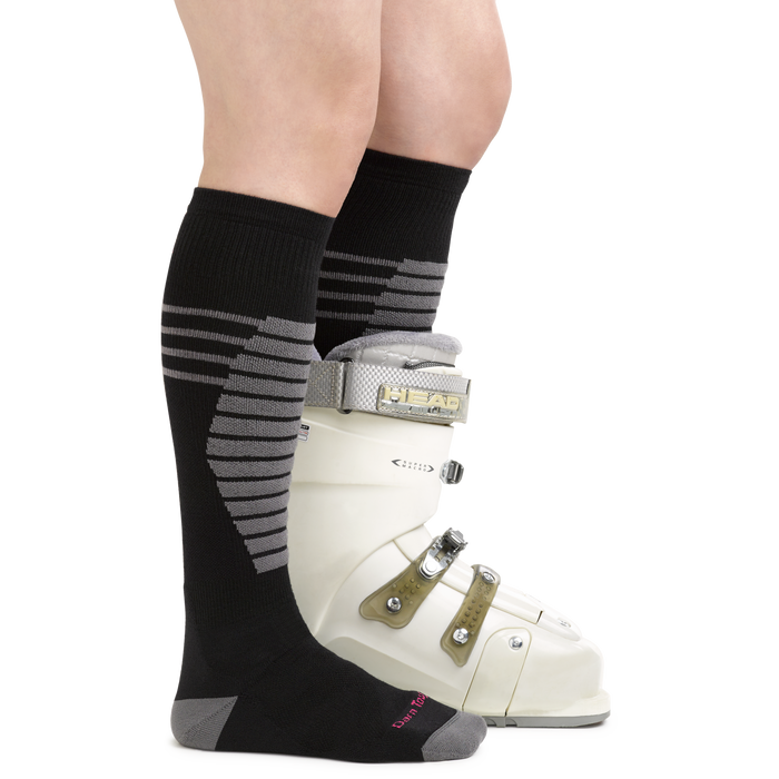 Darn Tough Women's Thermolite® Edge Over-the-Calf Midweight Ski & Snowboard Sock-Last Chance