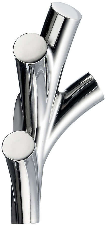 Smedbo Dry Hook Collection - Quad Hook 6" High, in Polished Chrome