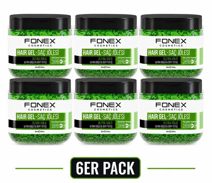 FONEX Hair Gel 500ml Ultra Hold ( Stückzahl Auswählbar )