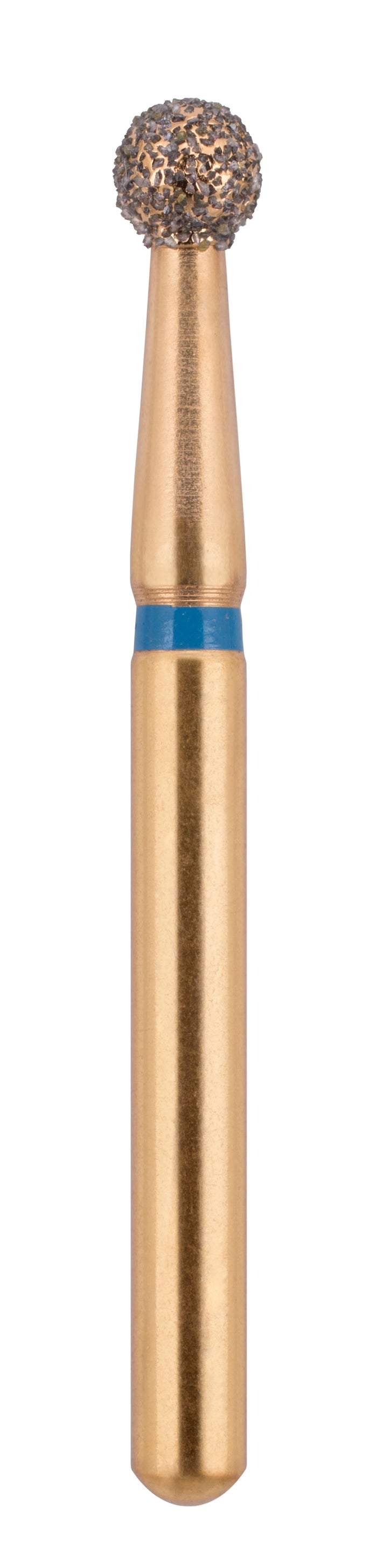 G/001-021 (801) 10-Pk , Multi use Gold Diamond Burs Round (Ball) Shaped
