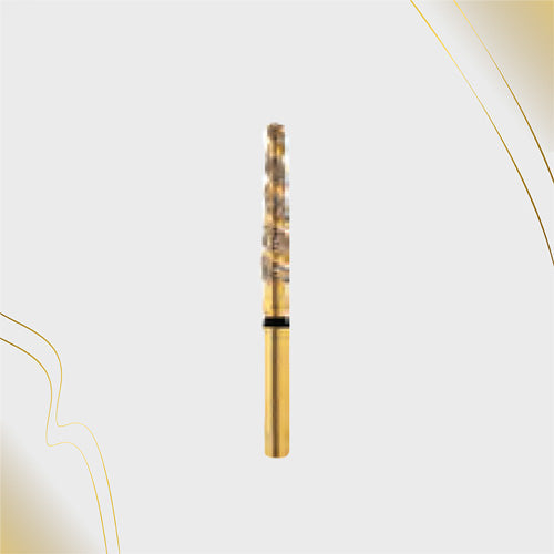 H/199-016SXC | (H850) 10-Pk , Multi use Gold Diamond Burs Spiral Shaped
