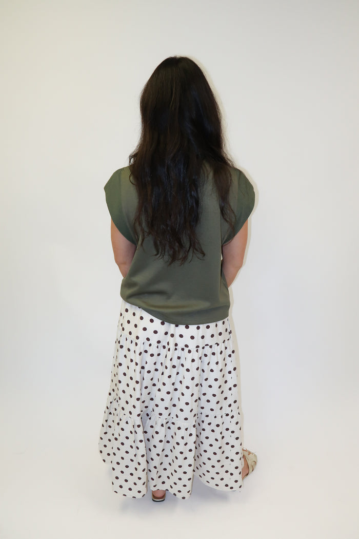 Keep It Moving Ribbed Cap Sleeve Knit Top - The Pink Tulip Clothing