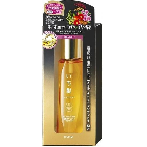 Kracie Ichikami Waso Damaged Hair Repair Oil Serum 60ml