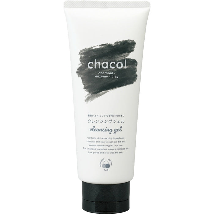 Kumano Yushi Chacol Charcoal & Enzyme Cleansing Gel 200g