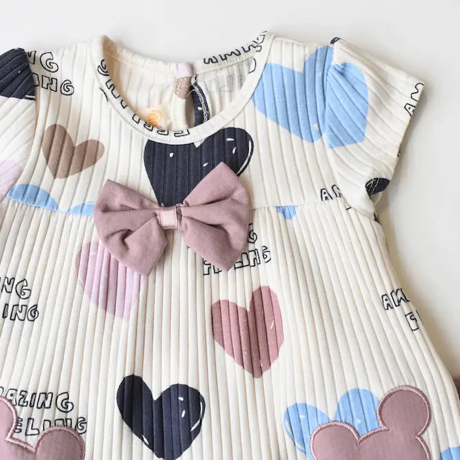 Loving Vibes Girls Casual Set