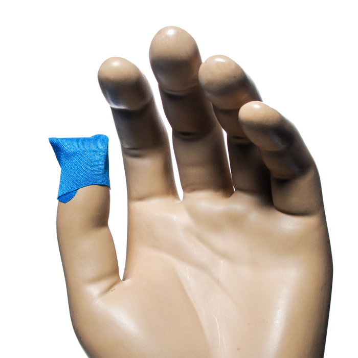 Medique Blue Metal Detectable Woven Fingertip Bandages 50/box