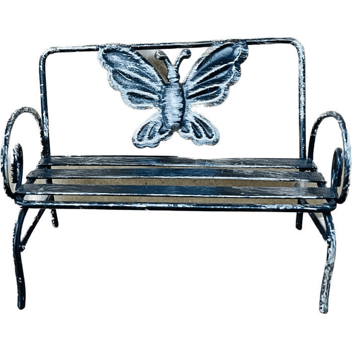 Miniature Garden Wire Bench