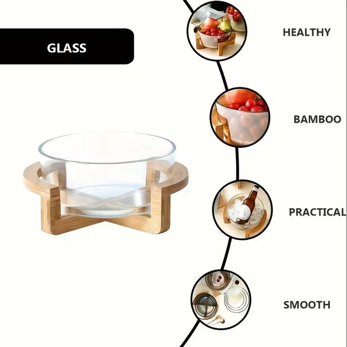 glass bowl with bamboo stand
2100ml glass serving bowl
multipurpose glass bowl
glass salad bowl
glass fruit bowl
bamboo stand serving bowl
modern serving bowl
glass snack bowl
salad serving bowl
glass serving bowl Pakistan