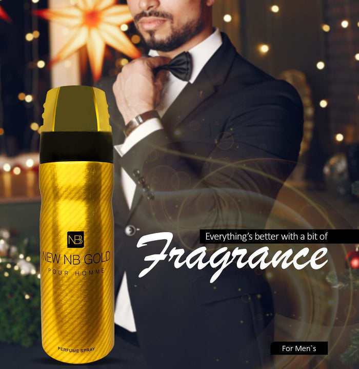 New NB Gold Homme Dedorant For Men , 200ml