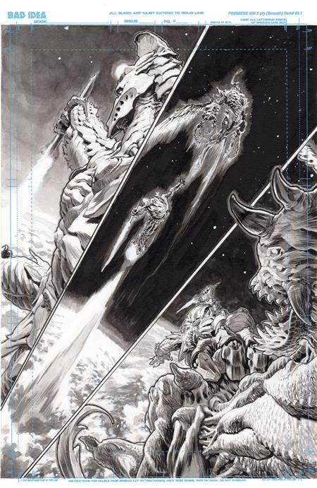 OLYMPUS SAGA MEGALITH #1 (OF 4) CVR O LEWIS LAROSA ORIGINAL ART EDITION 12 VAR