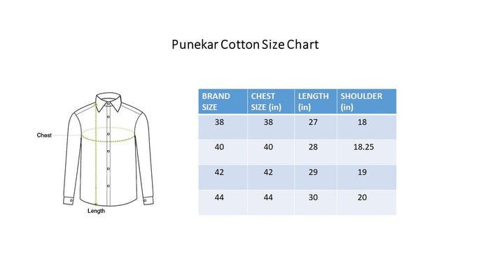 Punekar Cotton Rama Green Color 100% Mercerised Cotton Diagonally Woven Formal Shirt for Men's. - Punekar Cotton
