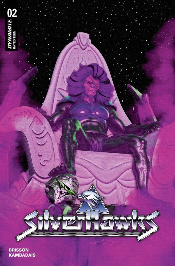 SilverHawks #2 Cover Z Mark Spears Purple Foil Variant