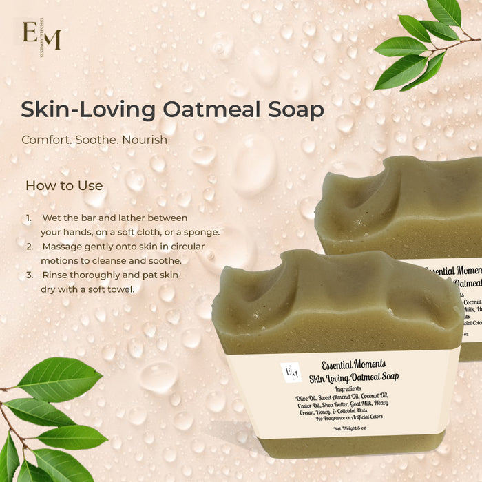 Skin Loving Oatmeal Soap - Essential Moments