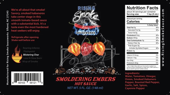 Smoldering Embers Hot Sauce