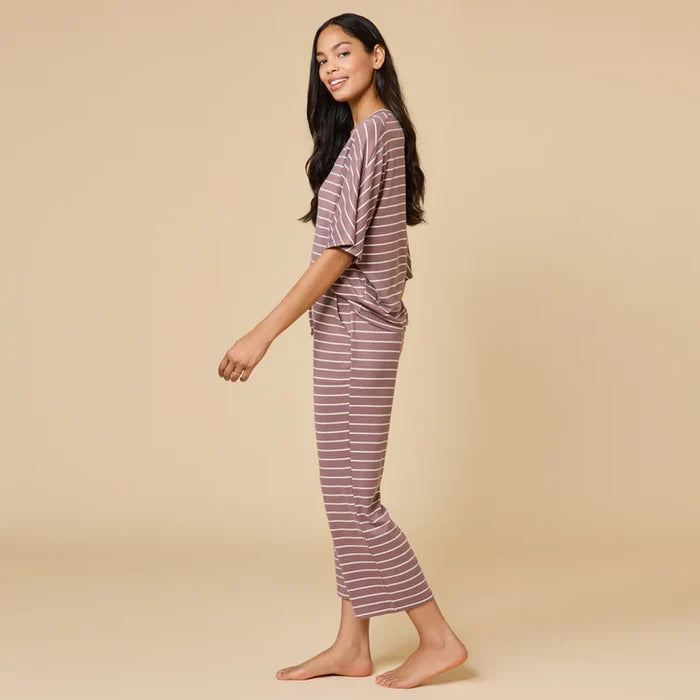 Softies Dream Relaxed V-Neck Capri Set