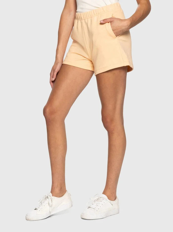 TEAMLTD Ladies Terry Sweat Short Apricot