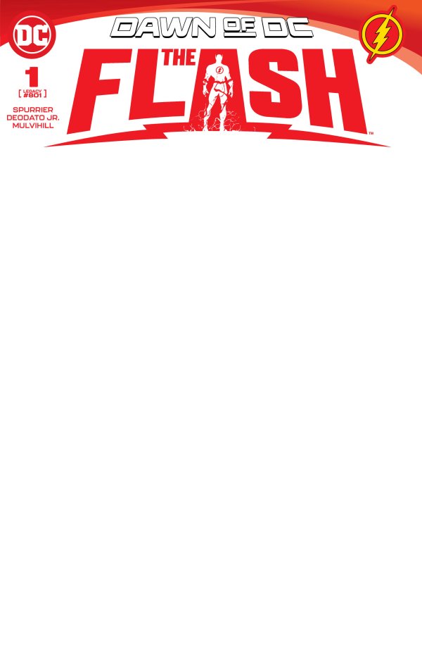The Flash #1 Cover E Blank Variant