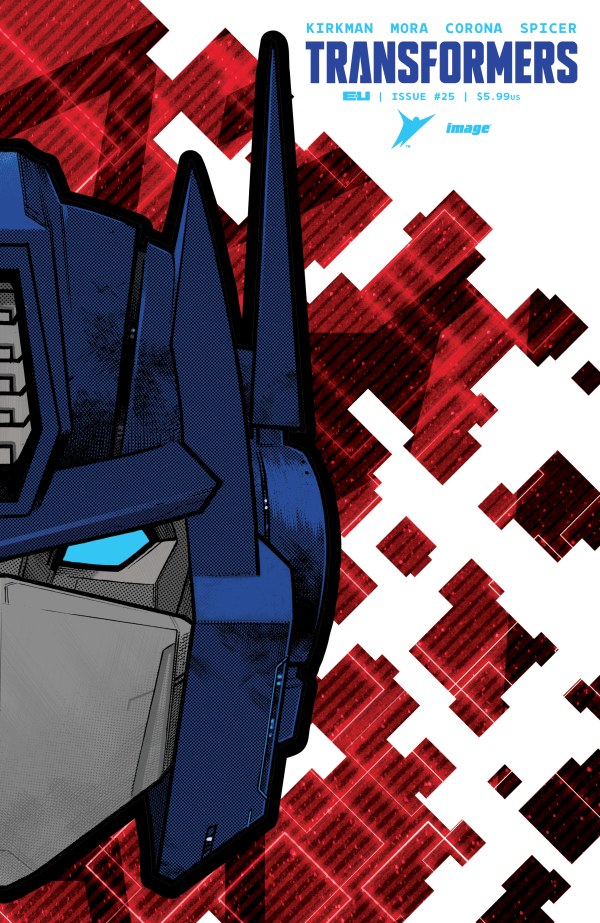 Transformers #25 Cover J John Amor Mask Wraparound Die-Cut Foil Variant