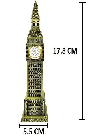 White Whale Big Ben Tower SHOWPIECE Decorative and Home Decoration Item (7 INCH)