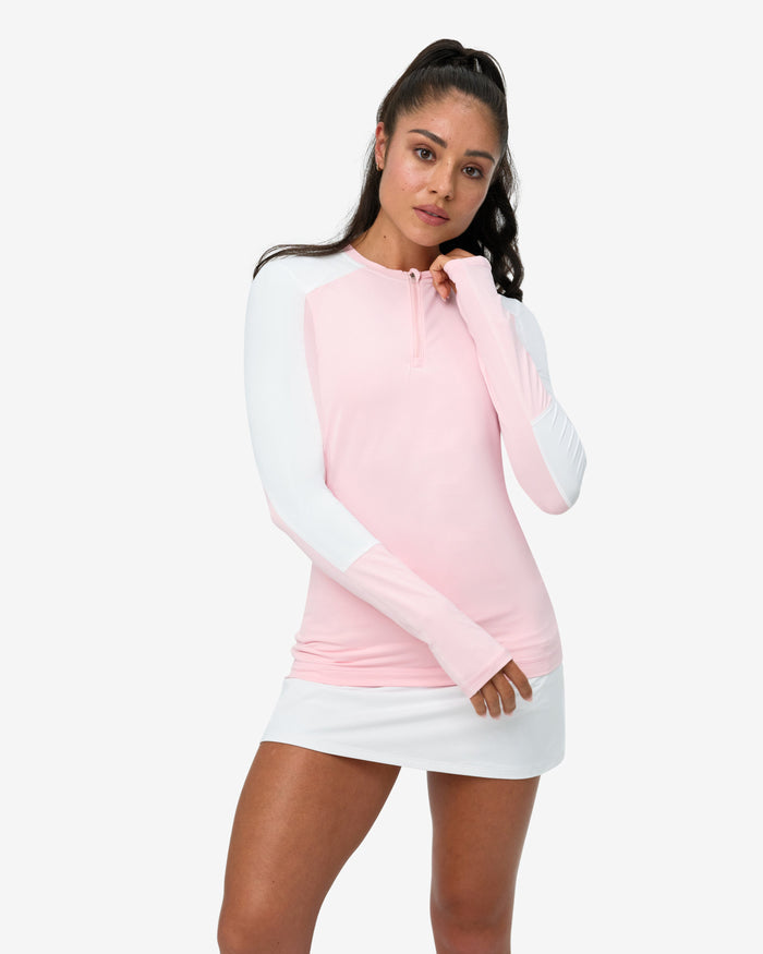 Tickle Me Pink/White / X-Small