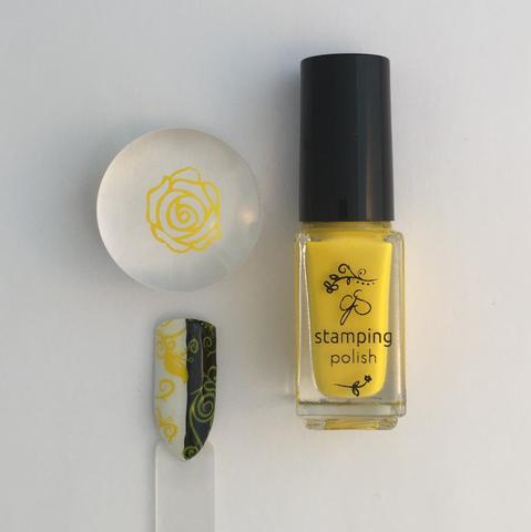 #008 You are my Sunshine | Clear Jelly Stamping Polish