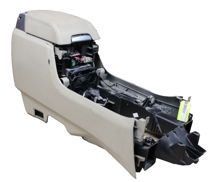 10-16 LAND ROVER LR4 L320 OEM CENTER CONSOLE ASSEMBLY W/ ARMREST BEIGE USB Heat