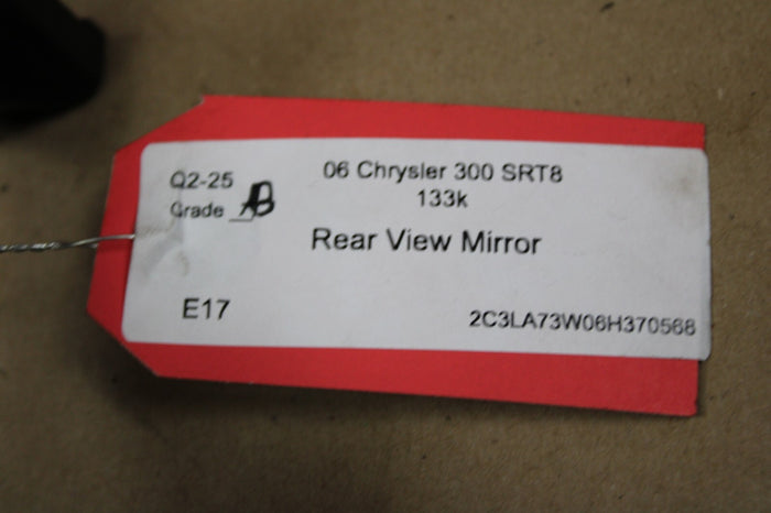 2005-2007 Chrysler 300 Charger SRT8 Rearview Mirror Assembly 04808228AB OEM