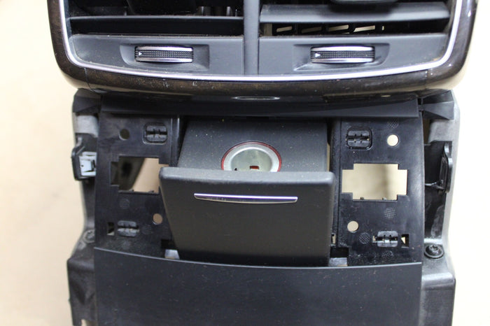 2011-2018 Audi A8 D4 Front Floor Center Console Armrest Storage Assembly Black