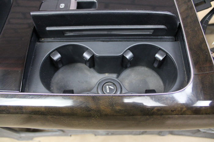 2011-2018 Audi A8 D4 Front Floor Center Console Armrest Storage Assembly Black
