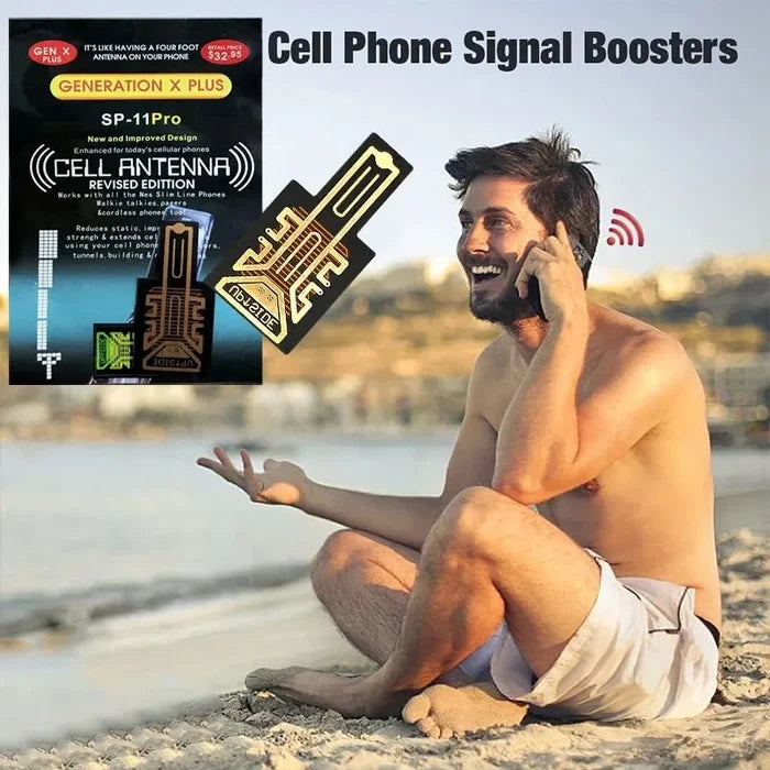 2025 SP11 Pro Antenna Signal Amplifier Mobile Phone Portable Signal Enhancement Stickers Booster for ALL MOBILES