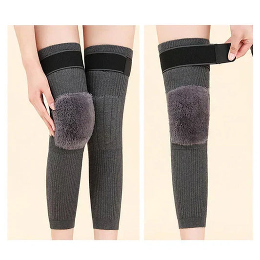 2pcs Cashmere Knee Pads Winter Warm Men women