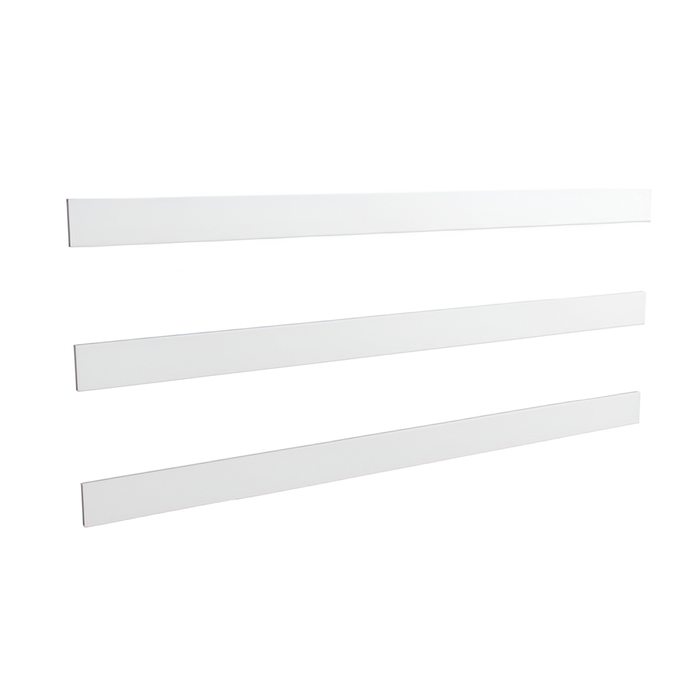 Oxworks 3 Rail Rural PVC Panel Kit - White - 2388mm Rails - - Image 1