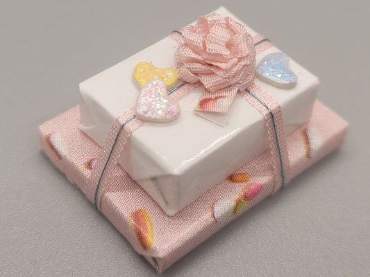 3 Tier Baby Shower-Themed Present with Pink Bow – By Cheryl Warder