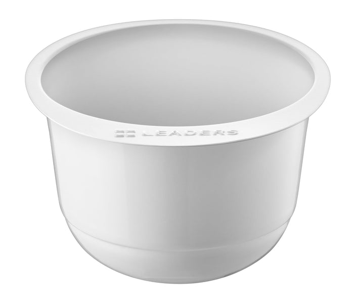 White cosmetic container cup embossed with the brand name for 3X Boosting Modeling Mask - TeaTree | Leaders used in skincare treatments.
