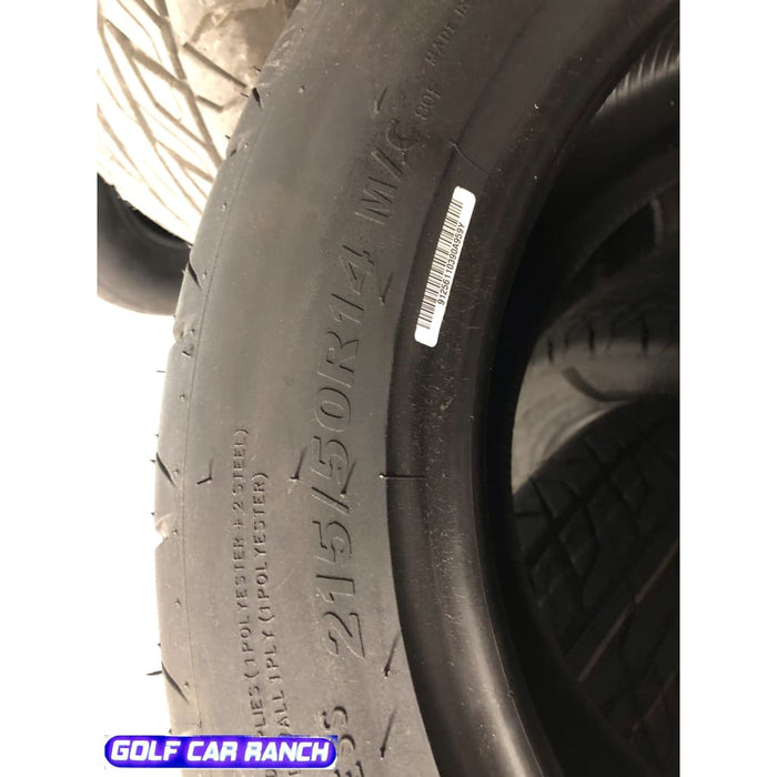 47698558001 215/50R-14 Morpheus Steel Belted Radial Tire Club Car OEM REPLACEMENT 14’’ TIRES