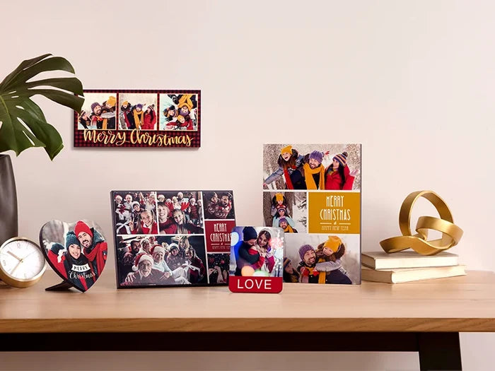 5mm Sublimation Square Wooden Panel with Black Kick Stand 6inch x 6inch / 152*152 mm