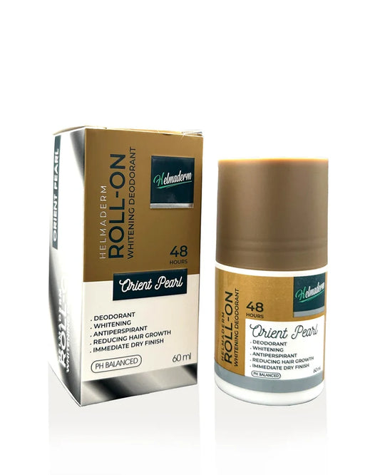 هيلماديرم رول اون 60مل اورينت بيرل - Helmaderm Deodorant Whitening Roll-on Hair Reducer With Orient Pearl 60ml