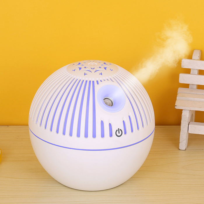 7 Color Light Hollow Wood Grain Aroma Diffuser Essential Oil