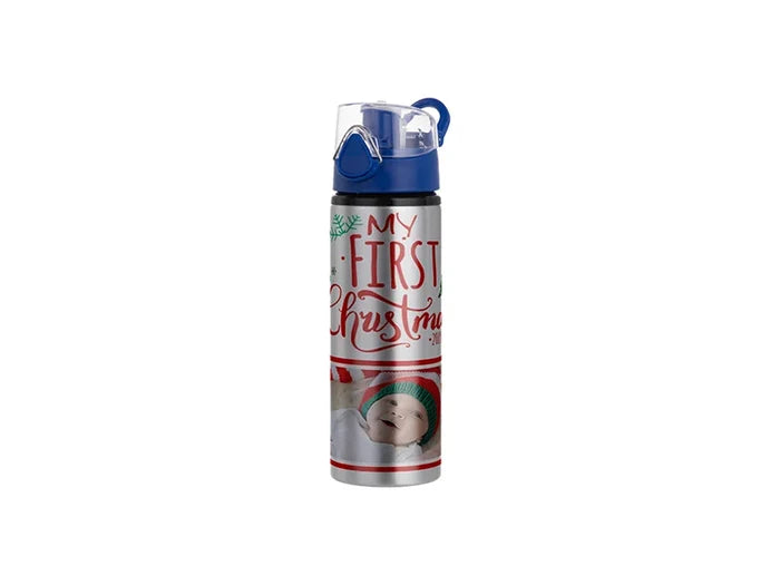 750ml Sublimation Blanks Alu Water Bottle with Color Cap