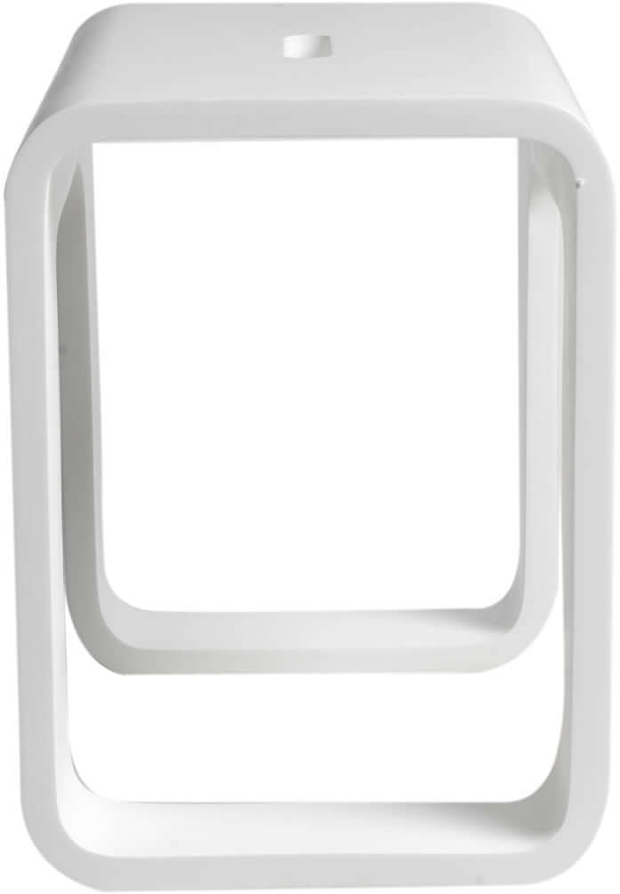 ABST99 Solid Surface Resin Bathroom/Shower Seat - Matte Finish in Black or White - ALFI brand