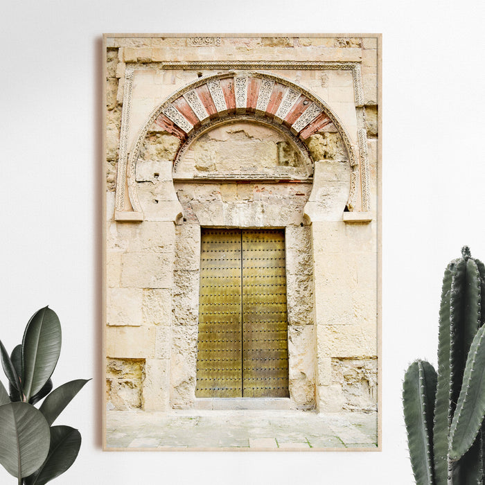 Andalusian Door Photographic Hahnemühle Print
