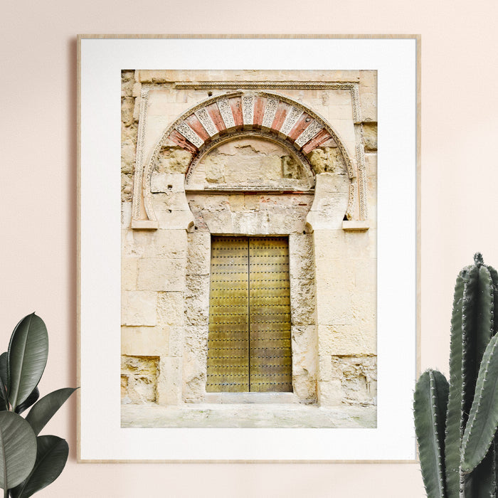 Andalusian Door Photographic Hahnemühle Print