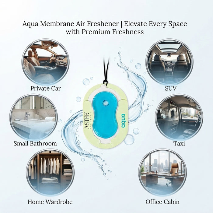 Aqua Membrane Car Hanging Gel Air Freshener