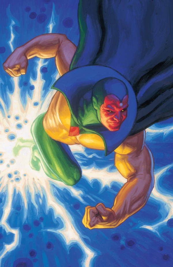 Avengers Inc. #5 1:50 Greg & Tim Hildebrandt Vision Marvel Masterpieces III Virgin Variant