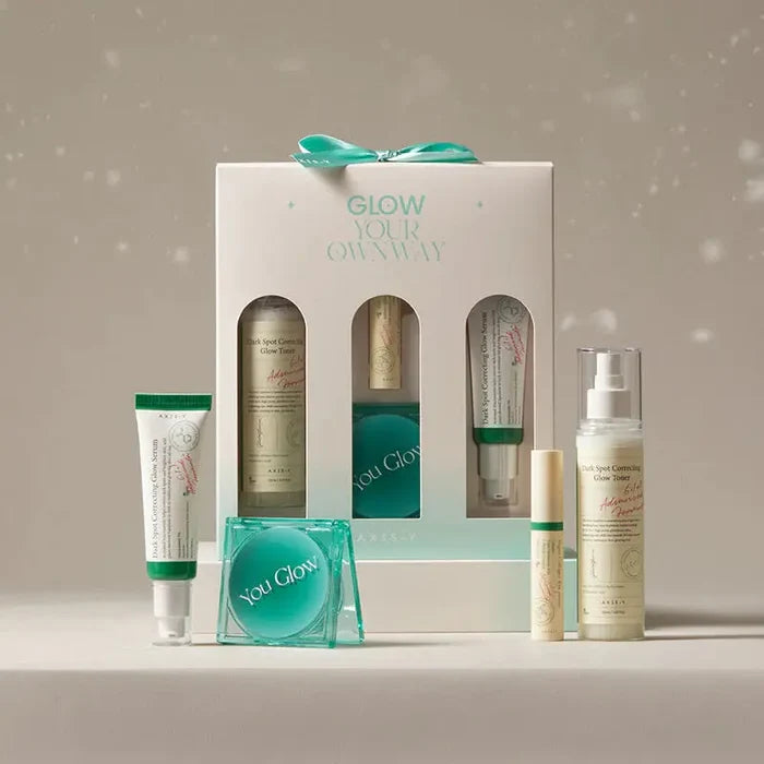 Axis-Y Glow Your Own Way brightening skincare set