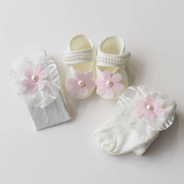 Baby Floral Pearl Set